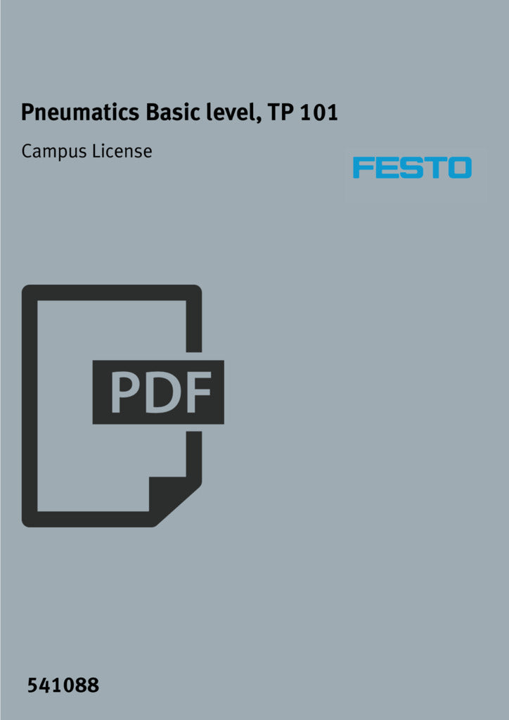 Licença de Campus, Pneumática, Nivel Básico TP 101