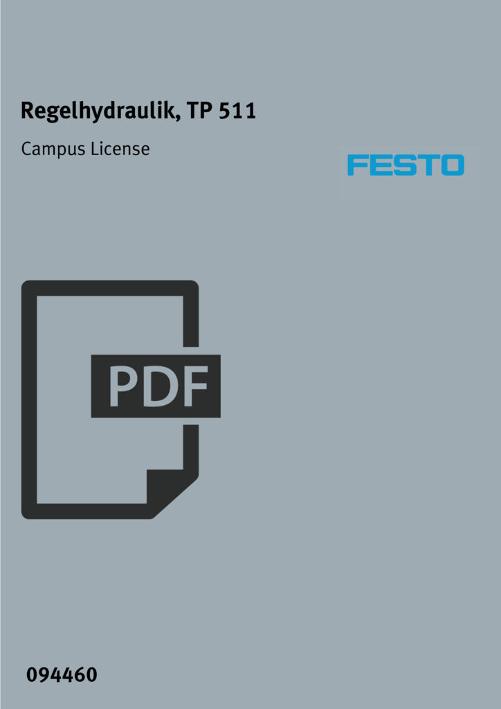 Licença de Campus, Hidráulica de Regulação TP 511