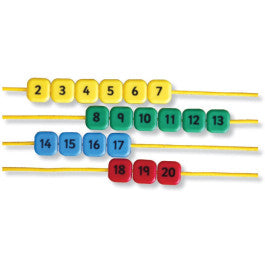 Números de 1 a 20 em Pequenas Perolas