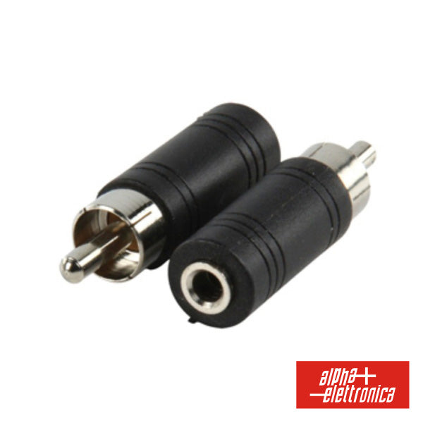 Ficha Adaptadora Jack 3.5Mm Fêmea Mn / Rca Macho