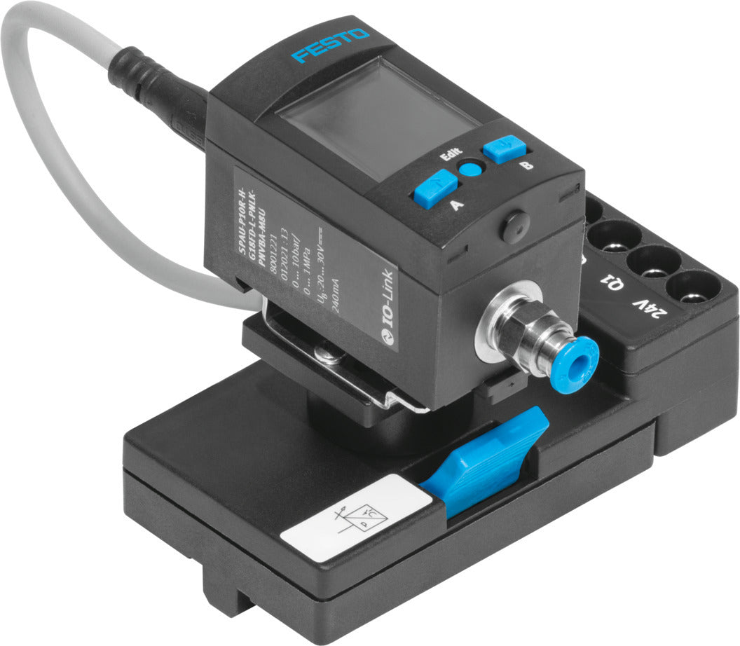 Sensor de pressão com indicador, símbolo do circuito NEMA