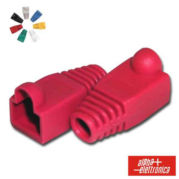 Capa Protectora P/ Conector Rj45 Vermelho