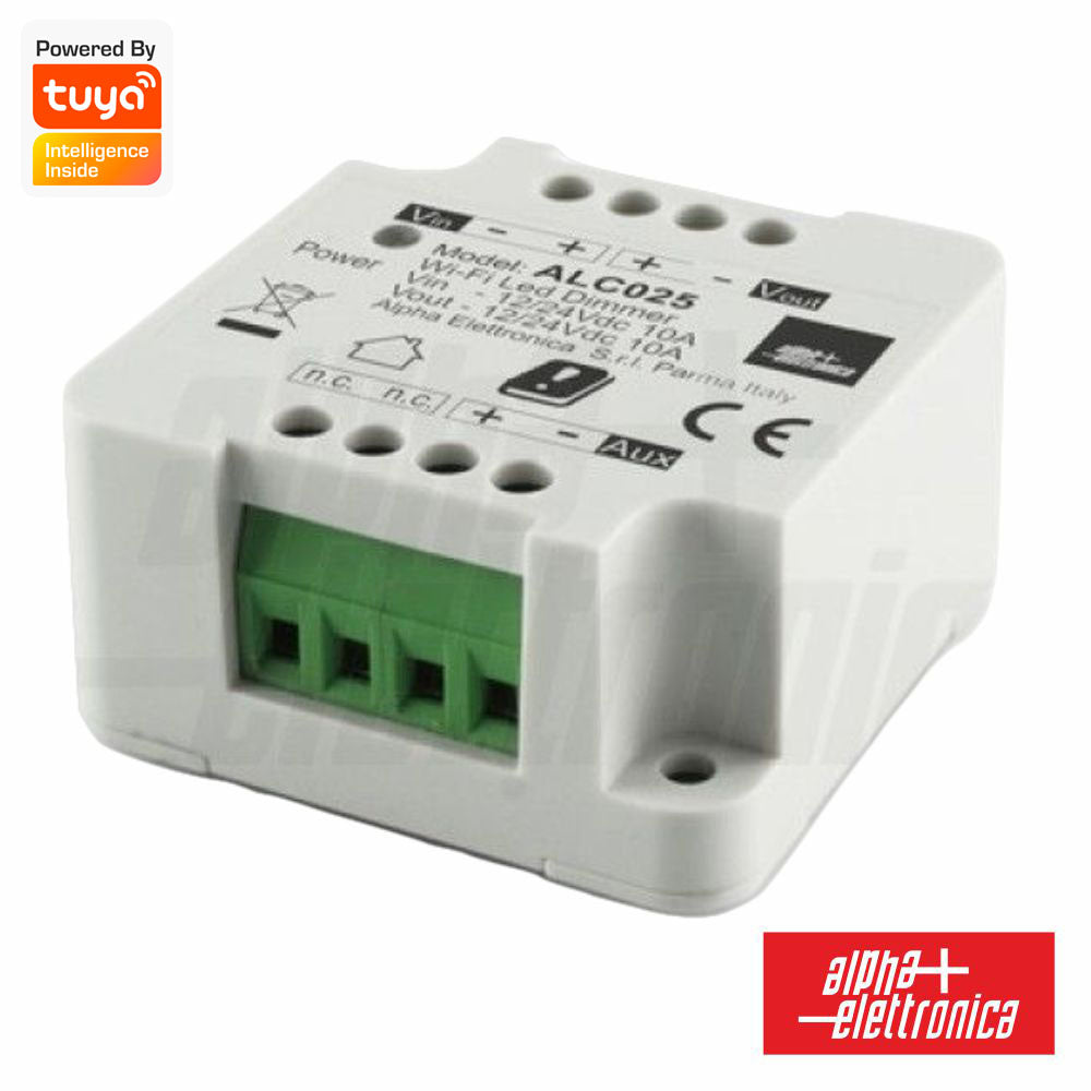 Controlador P/ Fita Leds Monocor 12/24V Wifi Tuya