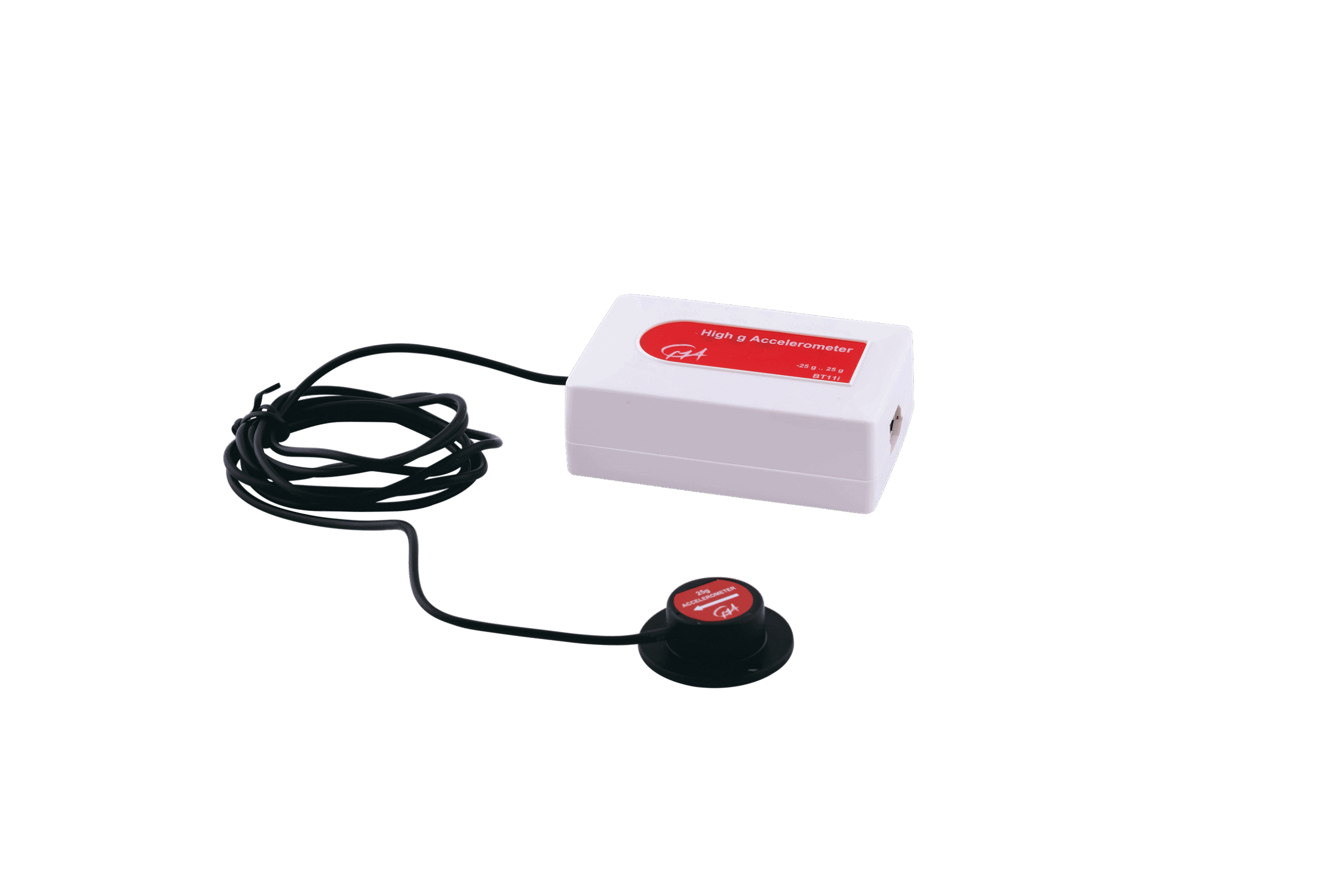 Acelerómetro de alta aceleração (-25 a 25 g) CMA, referência 024.BT11i