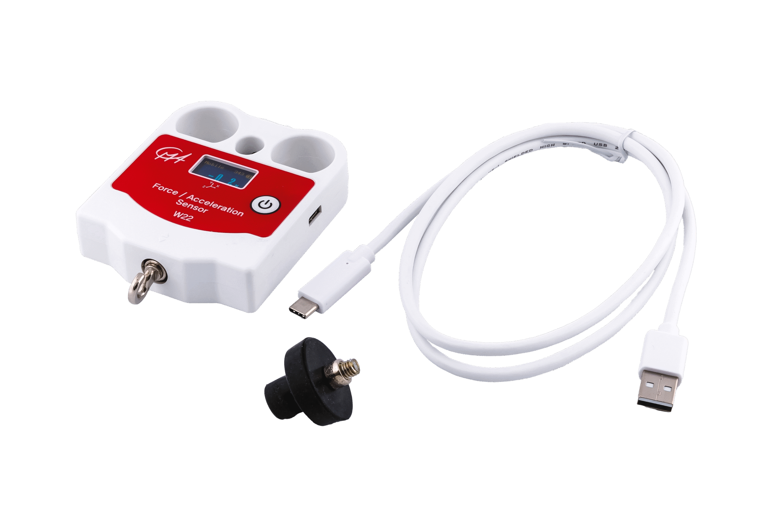 Sensor de força e aceleração sem fios CMA, referência W22