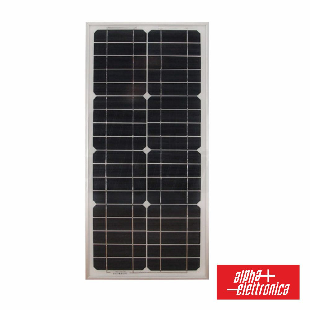 Painel Fotovoltaico 21.7V 27W Silicio Monocristalino Alpha