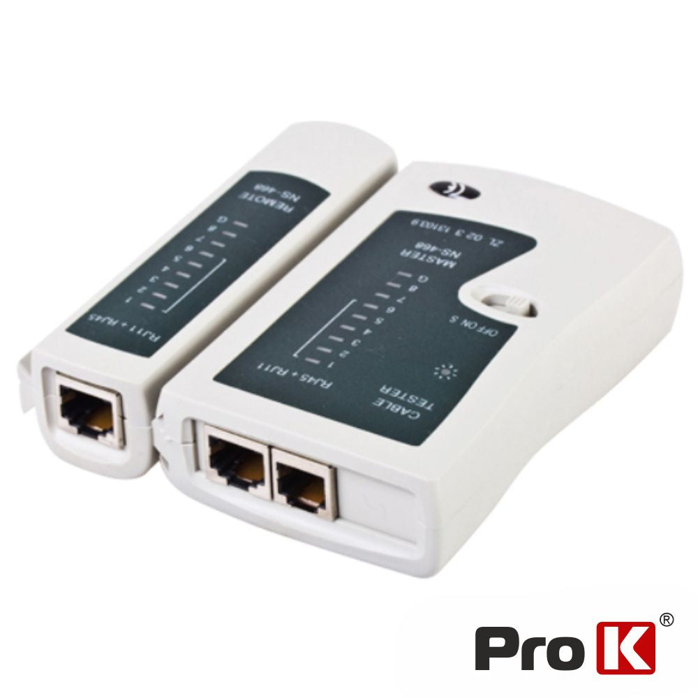 Testador De Cabos Rede Rj11/Rj45 Prok