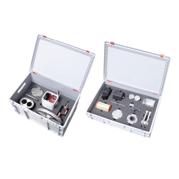 Kit De Montagem Para Um Compressor De Pistão - NOVEDUC Equipamento Laboratório e Formação Profissional