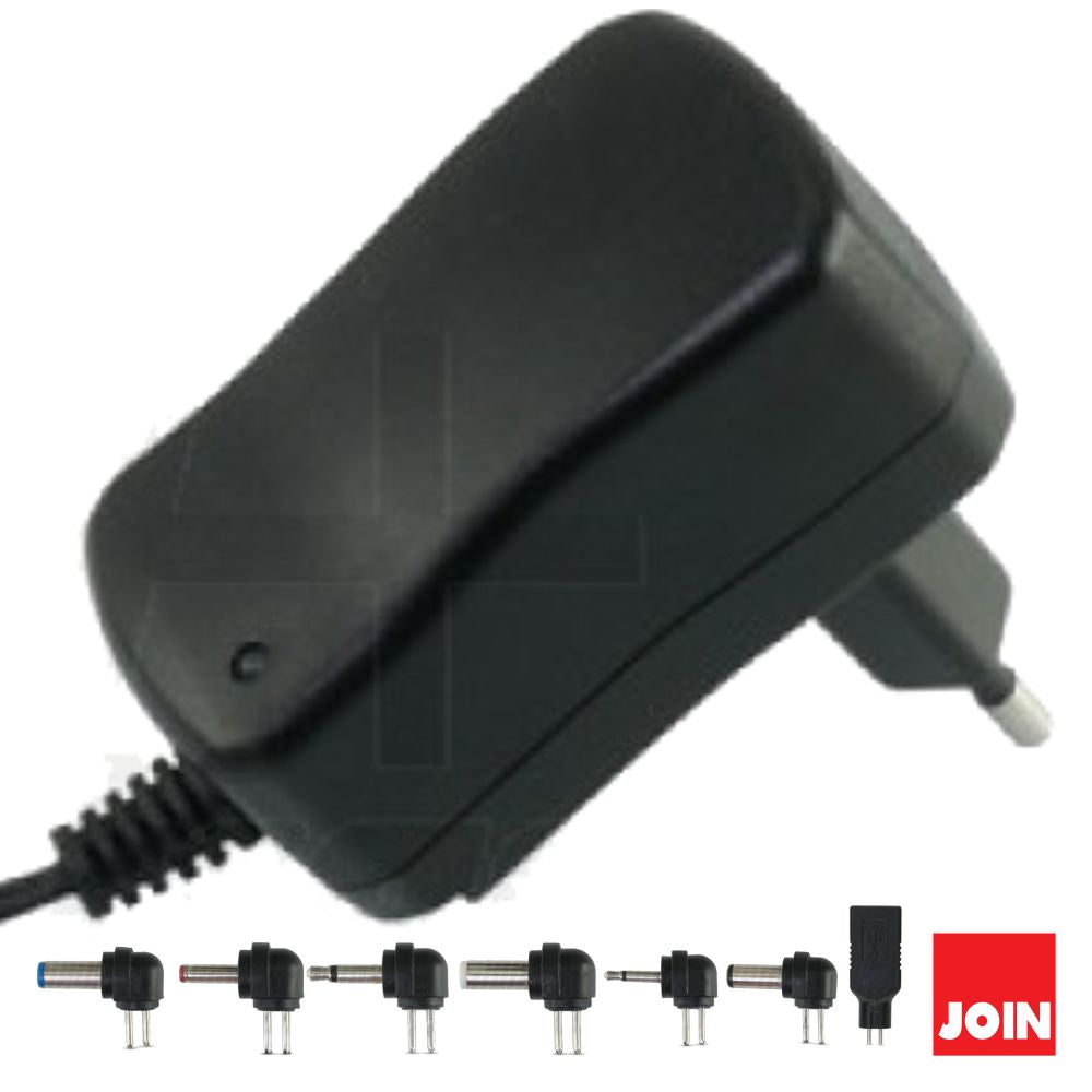 Alimentador Universal 3-12V 1.5A 18W Join - NOVEDUC Equipamento Laboratório e Formação Profissional