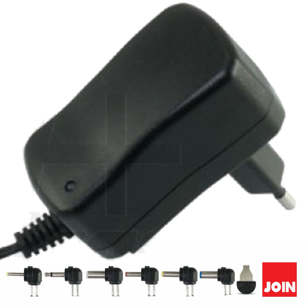 Alimentador Universal 3-12V 1A 12W Join - NOVEDUC Equipamento Laboratório e Formação Profissional
