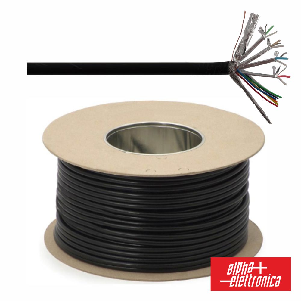 Cabo Áudio/Vídeo Hdmi Ø8.5Mm Preto Alpha Elettronica - NOVEDUC Equipamento Laboratório e Formação Profissional