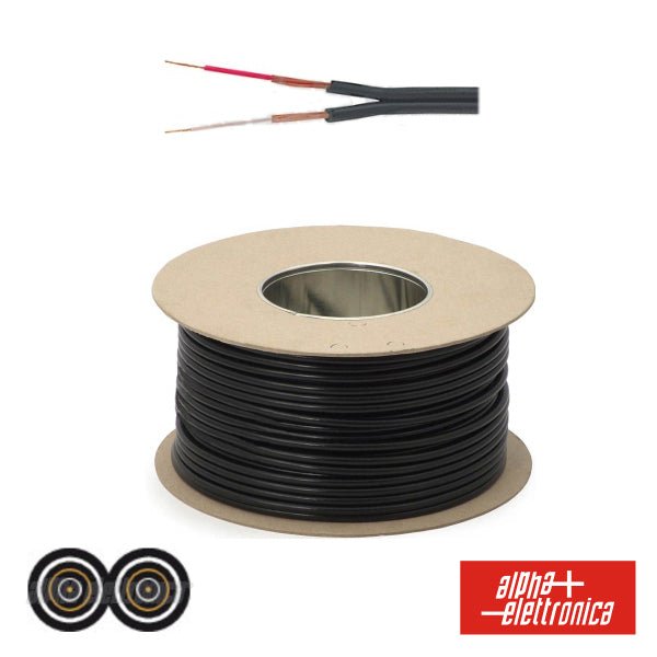 Cabo Eletronica 2 Condutores + 2 Malhas 2X0.08 Dim 2.4X5 Pre - NOVEDUC Equipamento Laboratório e Formação Profissional022WTR280