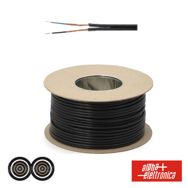 Cabo Eletronica 2 Condutores + 2 Malhas 2X0.14 Dim 3X6.3 Pre - NOVEDUC Equipamento Laboratório e Formação Profissional