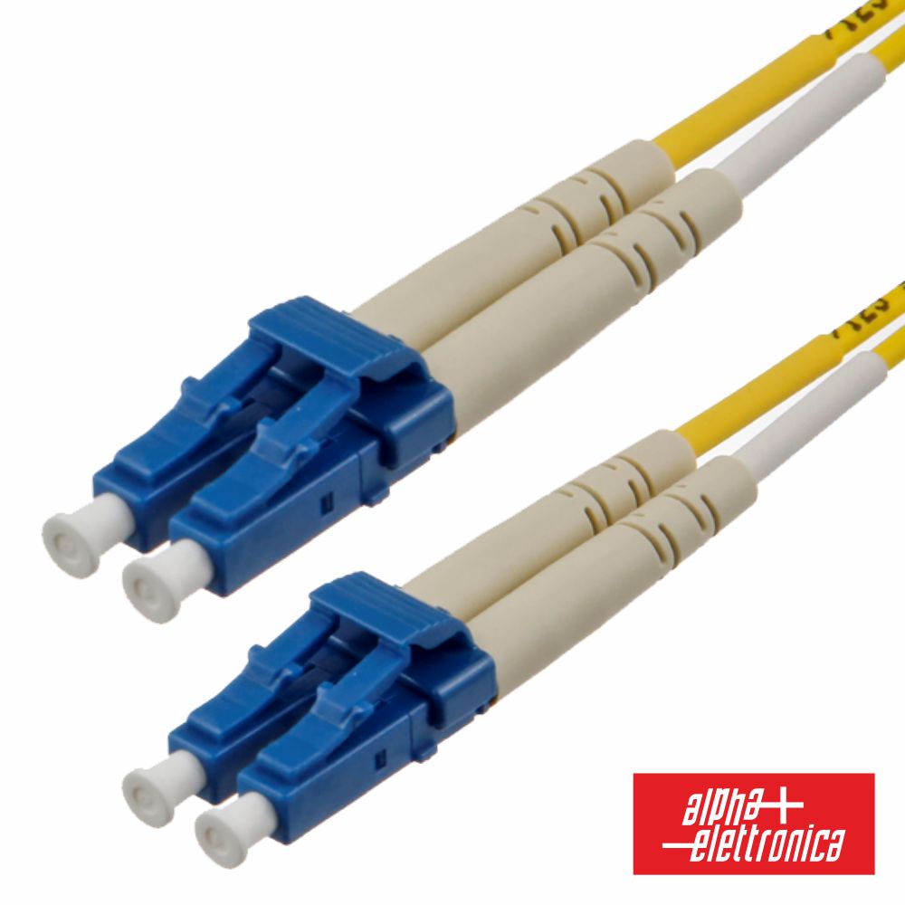Cabo Fibra Óptica Monomodo Os2 3Mm Lc/Upc-Lc/Upc 2M Alpha - NOVEDUC Equipamento Laboratório e Formação Profissional