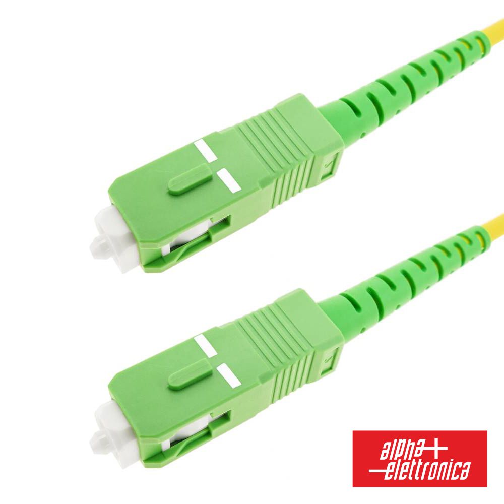 Cabo Fibra Óptica Monomodo Sc-Apc P/ Sc-Apc 9/125 Os2 10M - NOVEDUC Equipamento Laboratório e Formação Profissional
