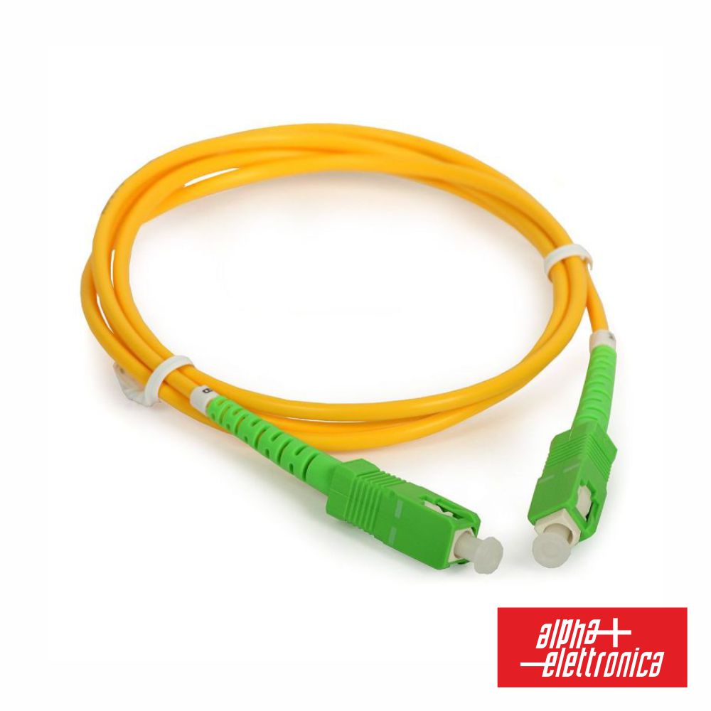 Cabo Fibra Óptica Monomodo St-Apc P/ St-Apc 9/125 Os2 1M - NOVEDUC Equipamento Laboratório e Formação Profissional