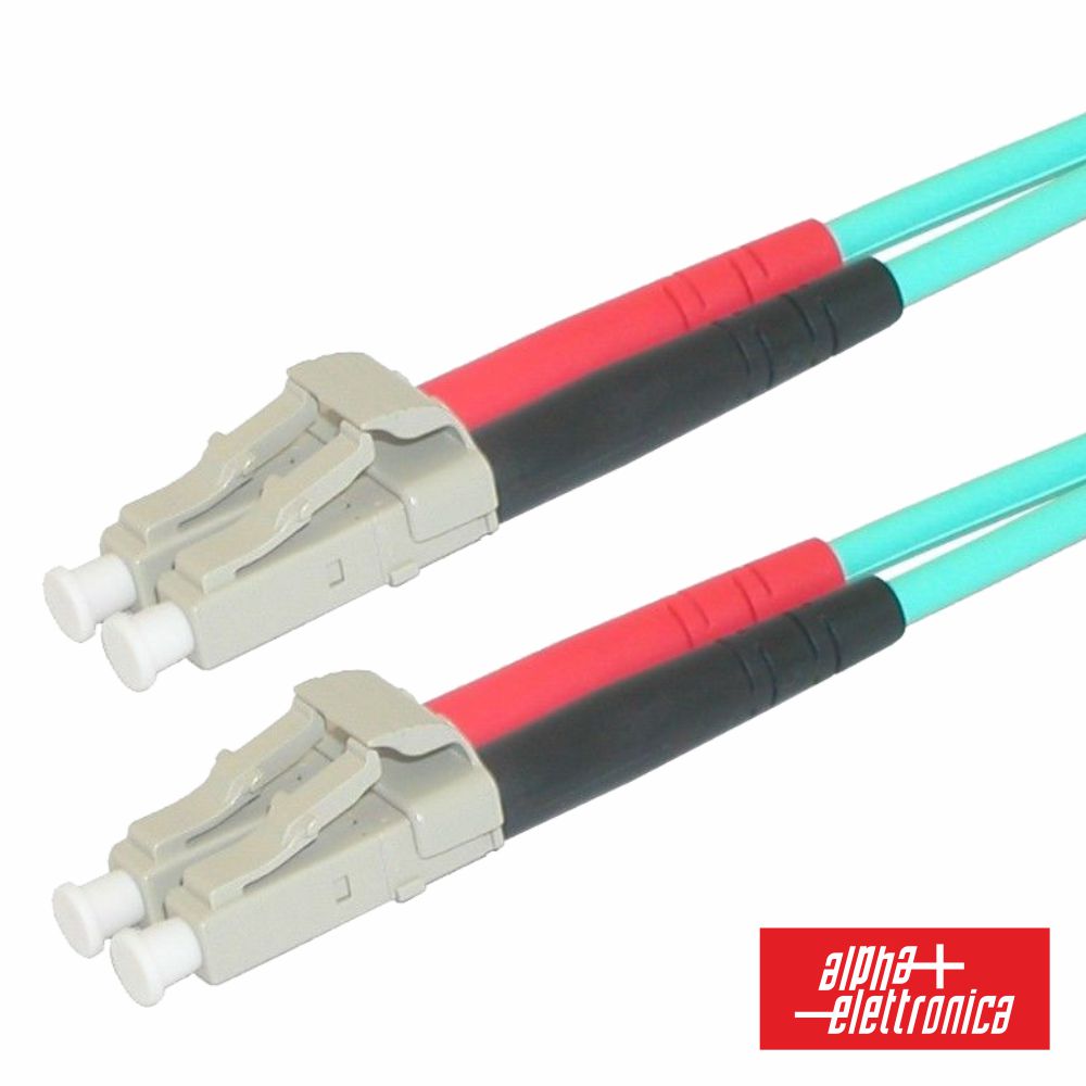 Cabo Fibra Óptica Multimodo Om3 3Mm Lc/Upc-Lc/Upc 1M Alpha - NOVEDUC Equipamento Laboratório e Formação Profissional