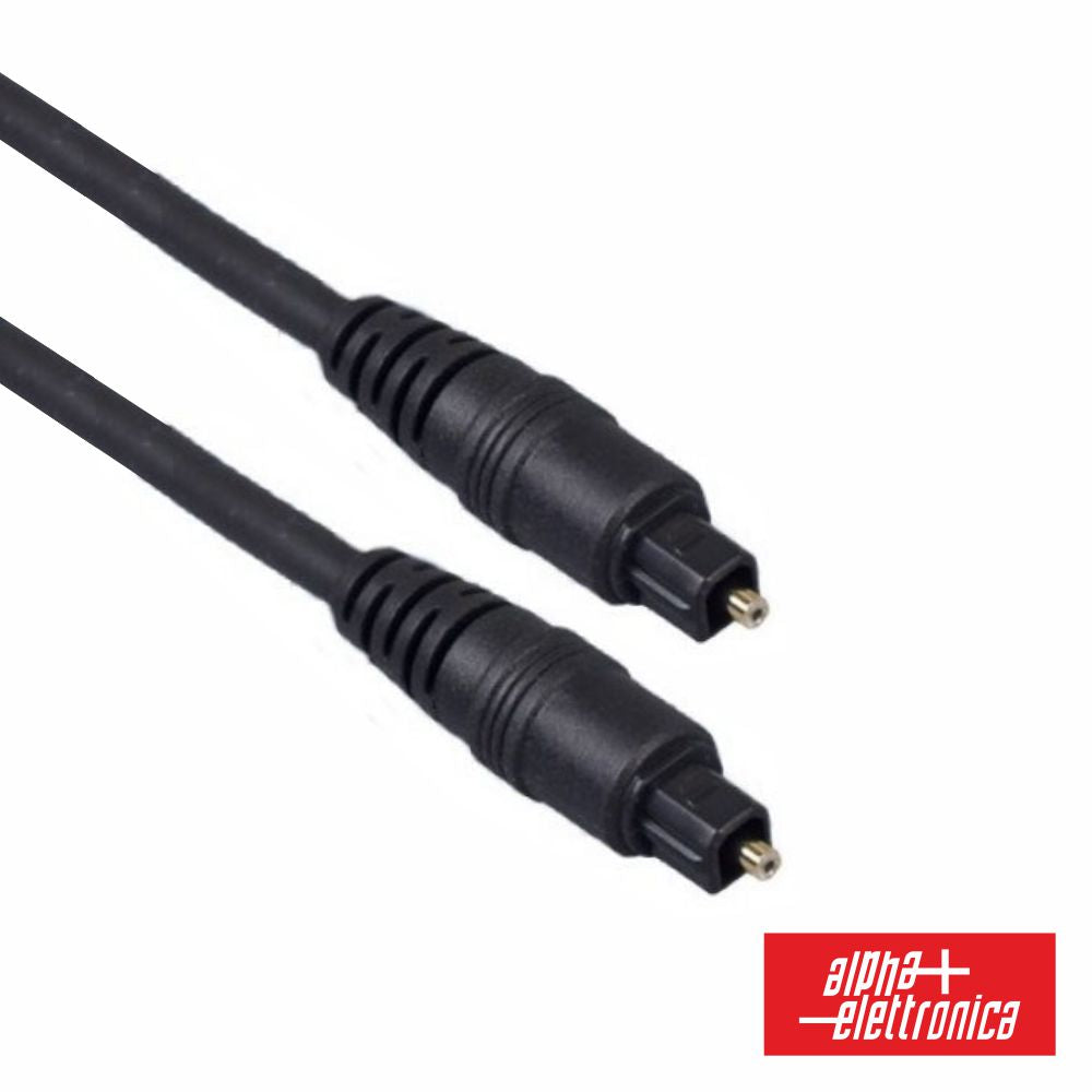 Cabo Fibra Óptica Toslink-Toslink 1M - NOVEDUC Equipamento Laboratório e Formação Profissional
