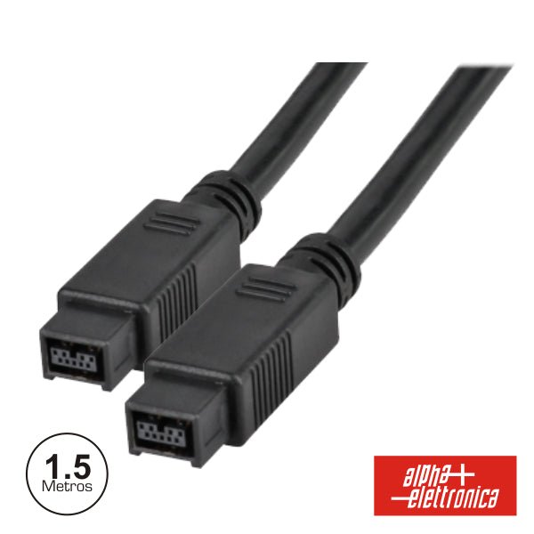 Cabo Firewire Ieee 1394 9P Macho / 9P Macho 1.5M - NOVEDUC Equipamento Laboratório e Formação Profissional02295 - 639