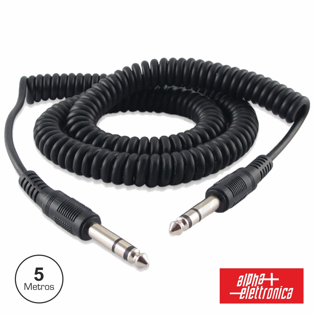 Cabo Jack 6.35Mm Macho / Macho 5M St Blister - NOVEDUC Equipamento Laboratório e Formação Profissional