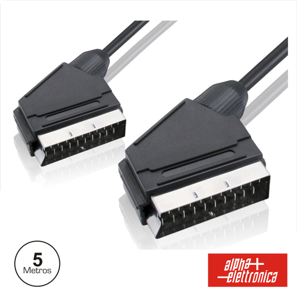 Cabo Scart Macho/Macho 21P 5M - NOVEDUC Equipamento Laboratório e Formação Profissional