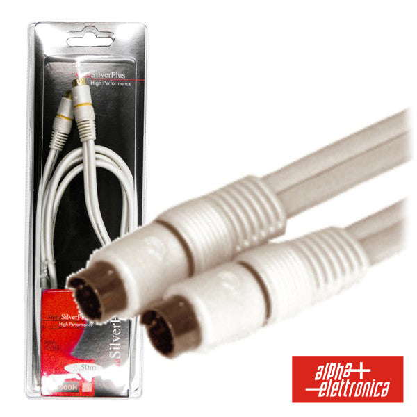 Cabo Silver Plus Svhs Macho / Svhs Macho 10M Blister - NOVEDUC Equipamento Laboratório e Formação Profissional