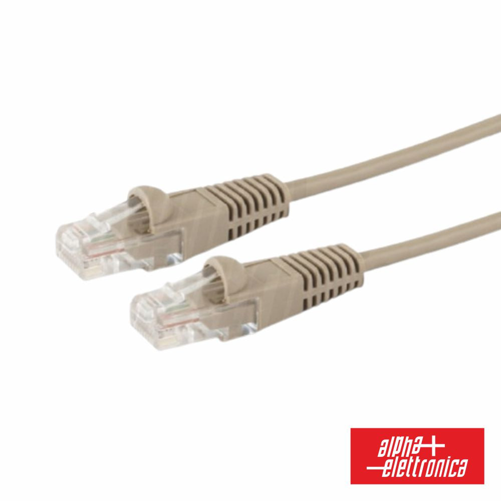 Cabo U/Utp Cat5E Cinza 1M Alpha - NOVEDUC Equipamento Laboratório e Formação Profissional