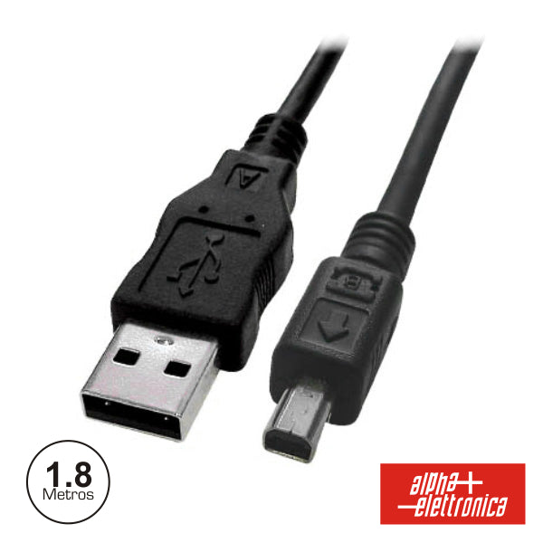 Cabo Usb-A 2.0 Macho / Mini Usb-B Macho 1.8M Bulk - NOVEDUC Equipamento Laboratório e Formação Profissional