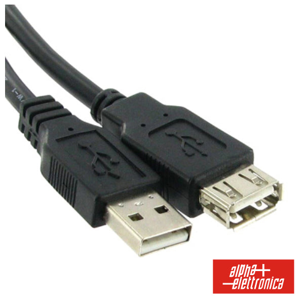 Cabo Usb-A 2.0 Macho / Usb-A Fêmea 3M - NOVEDUC Equipamento Laboratório e Formação Profissional