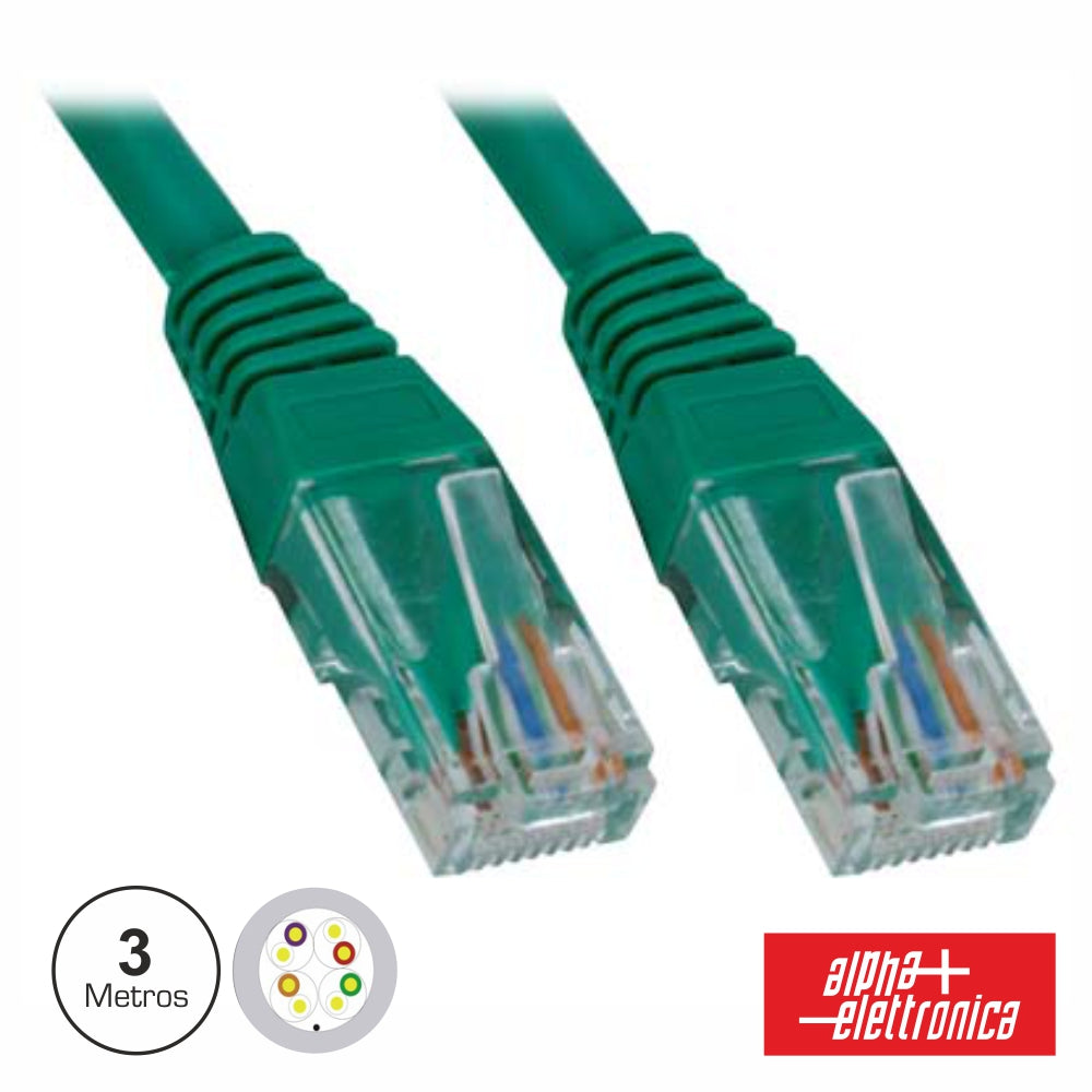 Cabo Utp Cat5E Verde 3M - NOVEDUC Equipamento Laboratório e Formação Profissional