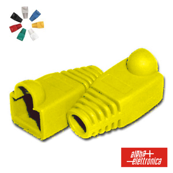 Capa Protectora P/ Conector Rj45 Amarelo - NOVEDUC Equipamento Laboratório e Formação Profissional