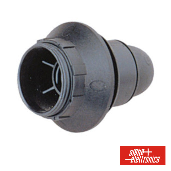 Casquilho P/ Lâmpada E27 Preto