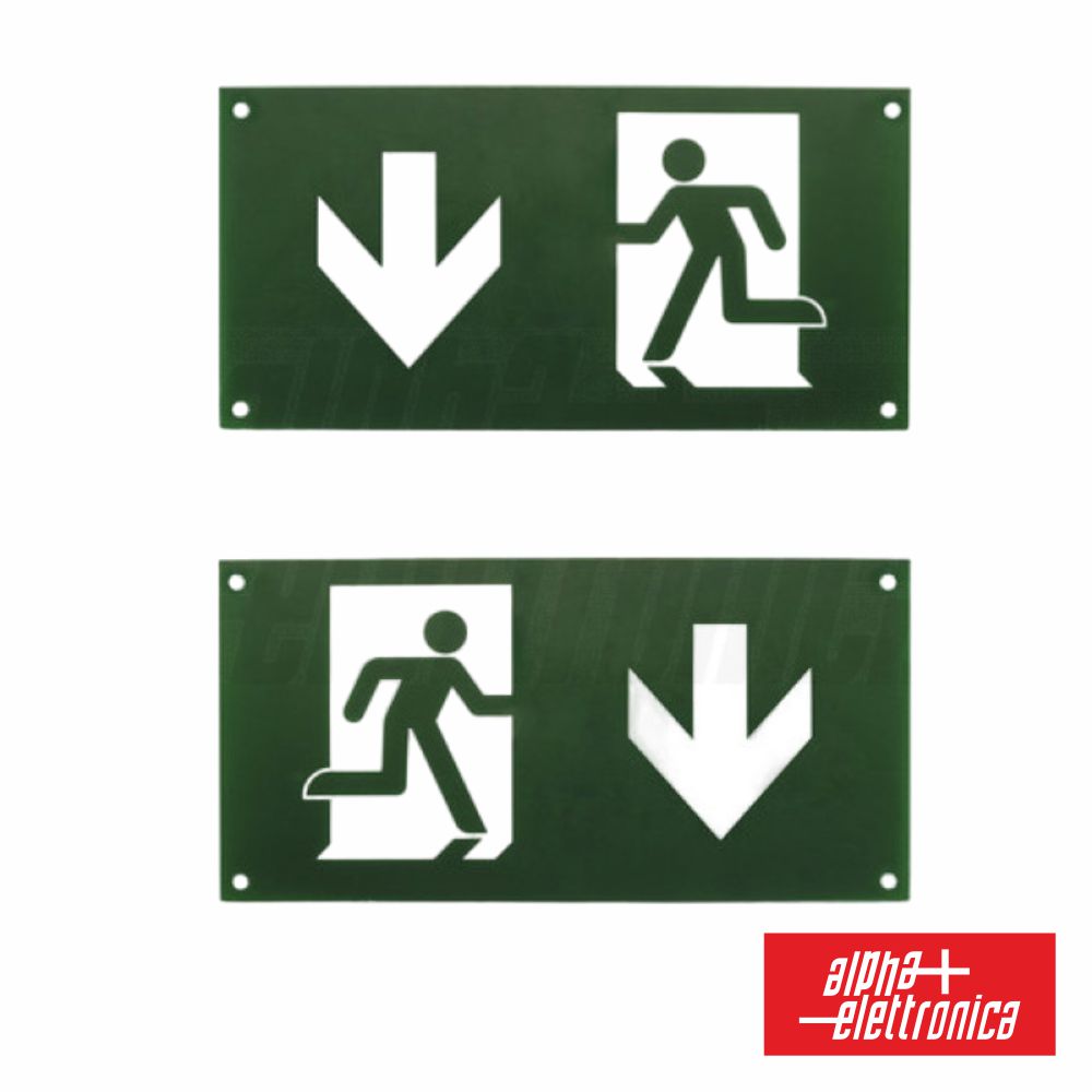 Conjunto De Dois Pictogramas Seta P/ Baixo P/ Kl996-00