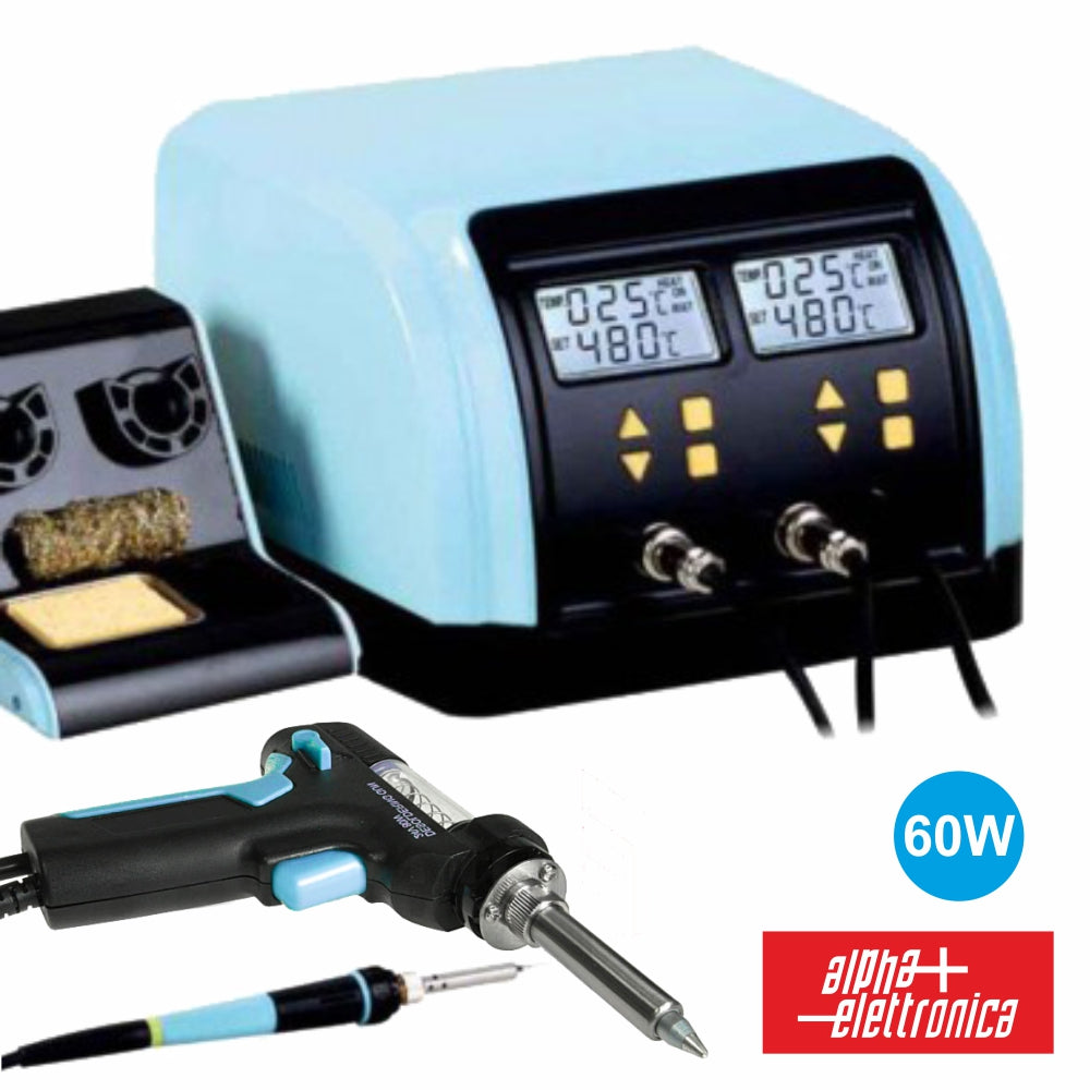 Estação De Soldar E Dessoldar Regulável 60W 230V - NOVEDUC Equipamento Laboratório e Formação Profissional