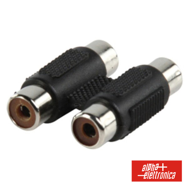 Ficha Adaptadora 2 Rca Fêmea / 2 Rca Fêmea - NOVEDUC Equipamento Laboratório e Formação Profissional