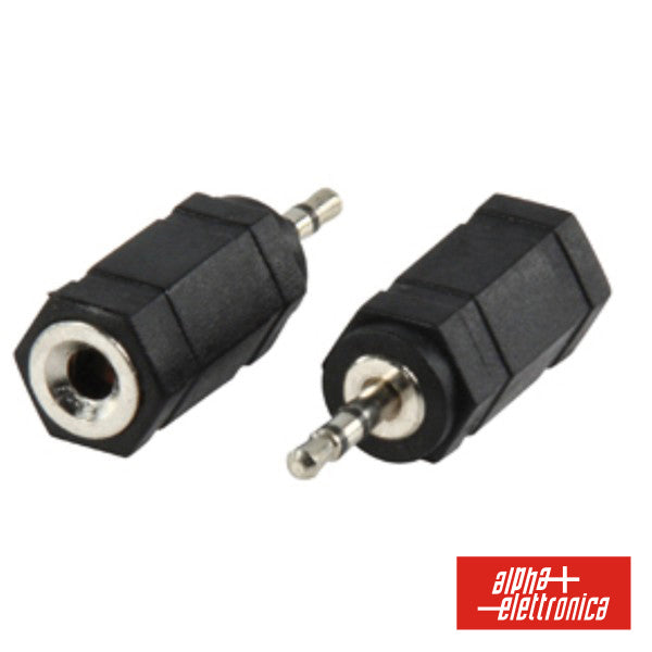 Ficha Adaptadora Jack 2.5Mm Macho/ Jack 3.5Mm Fêmea St - NOVEDUC Equipamento Laboratório e Formação Profissional