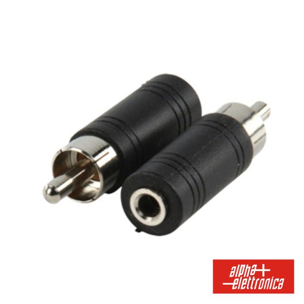 Ficha Adaptadora Jack 3.5Mm Fêmea Mn / Rca Macho - NOVEDUC Equipamento Laboratório e Formação Profissional02270 - 850
