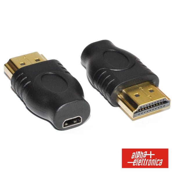 Ficha Adaptadora Micro Hdmi Tipo D Fêmea / Hdmi Macho - NOVEDUC Equipamento Laboratório e Formação Profissional02264 - 579/40