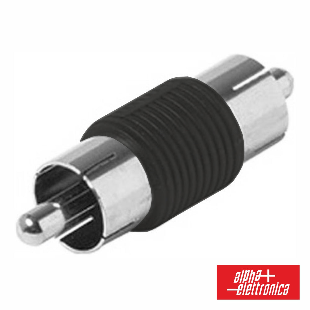 Ficha Adaptadora Rca Macho / Macho Preto - NOVEDUC Equipamento Laboratório e Formação Profissional