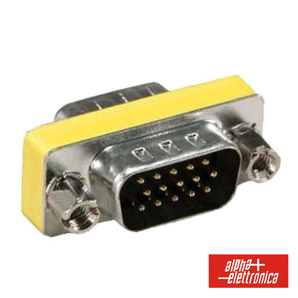 Ficha Adaptadora Vga 15P Hd Macho / Vga 15P Hd Macho - NOVEDUC Equipamento Laboratório e Formação Profissional