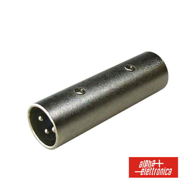 Ficha Adaptadora Xlr 3P Macho / Xlr 3P Macho - NOVEDUC Equipamento Laboratório e Formação Profissional