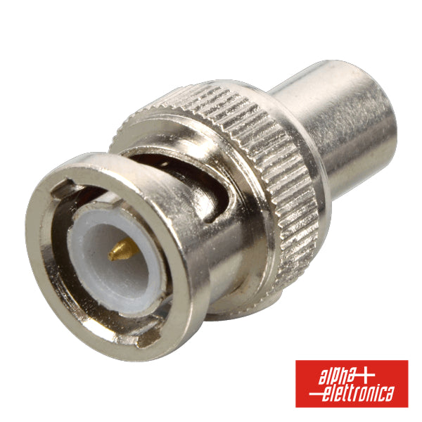Ficha Bnc Macho P/ Soldar P/ Cabo Rg-59/U Rg62/U Rg210/U - NOVEDUC Equipamento Laboratório e Formação Profissional