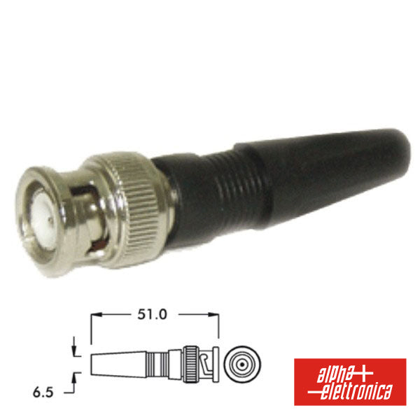 Ficha Bnc Parafuso C/ Protetor Cabo Pvc P/ Rg59 - NOVEDUC Equipamento Laboratório e Formação Profissional