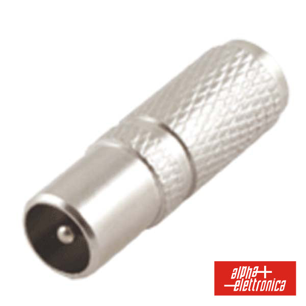 Ficha Coaxial Macho Tv Ø9.5Mm Metálica - NOVEDUC Equipamento Laboratório e Formação Profissional