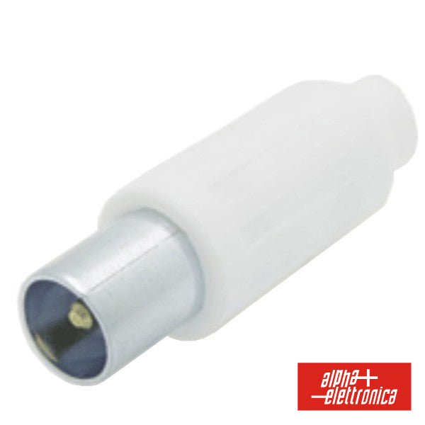Ficha Coaxial Macho Tv Ø9.5Mm Plástico - NOVEDUC Equipamento Laboratório e Formação Profissional