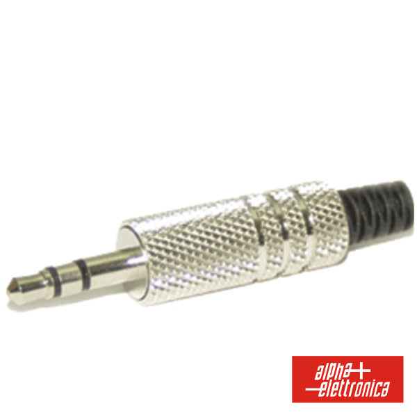 Ficha Jack 3.5Mm Macho Stéreo C/ Proteção - NOVEDUC Equipamento Laboratório e Formação Profissional