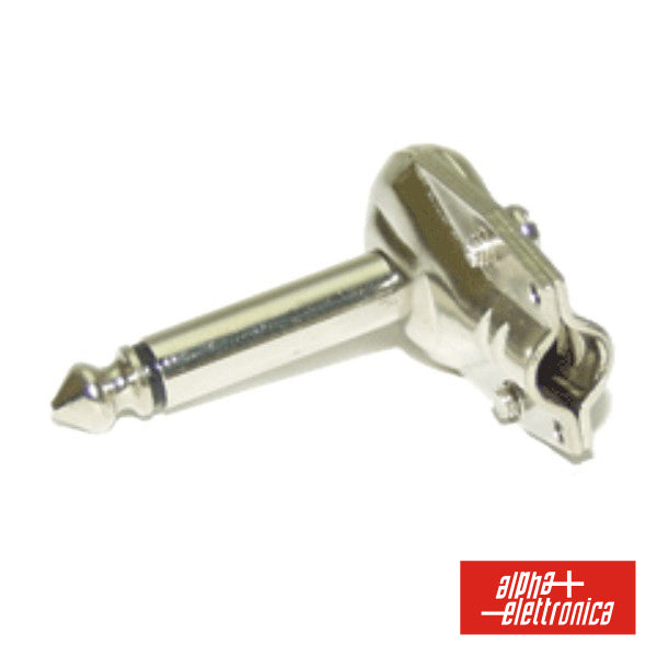 Ficha Jack 6.35Mm Macho Mn 90º - NOVEDUC Equipamento Laboratório e Formação Profissional