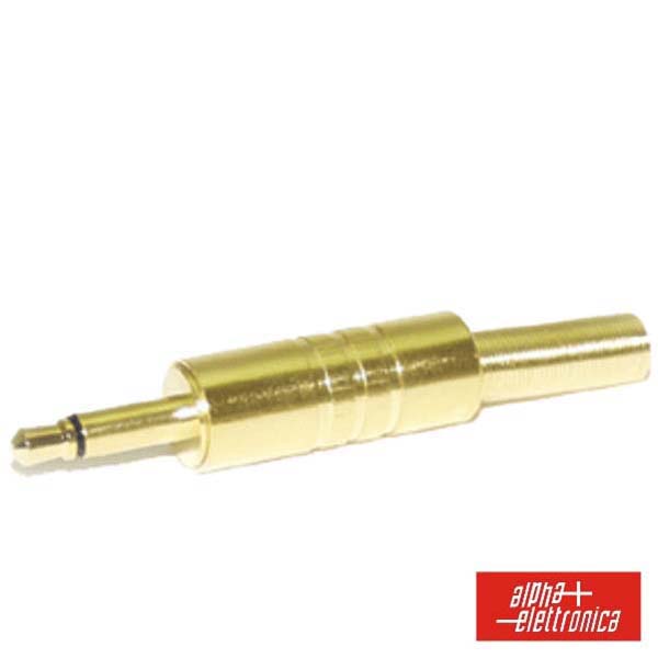Ficha Jack Macho C/ Rabo Em Mola 3.5Mm Mono - NOVEDUC Equipamento Laboratório e Formação Profissional