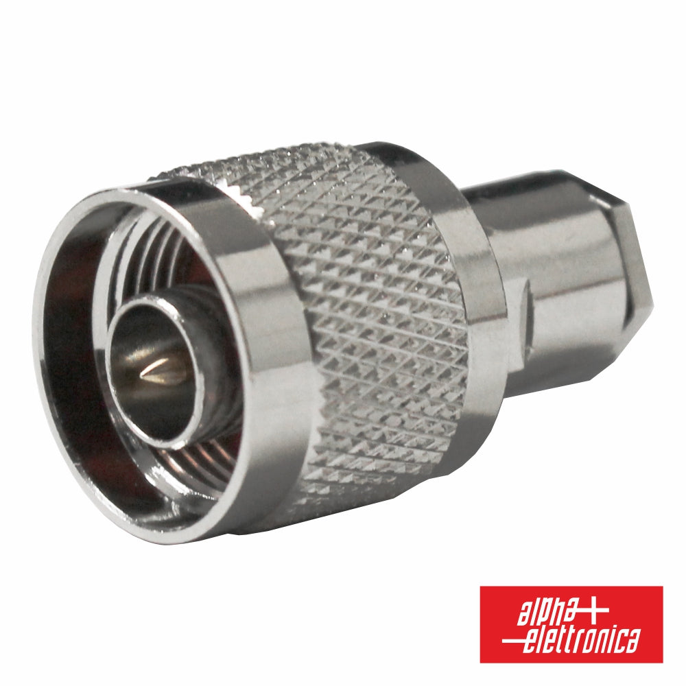 Ficha N Macho P/ Soldar P/ Cabo Rg-58/U Rg223/U - NOVEDUC Equipamento Laboratório e Formação Profissional