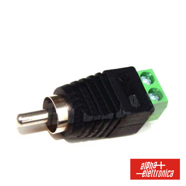 Ficha Rca Macho Com Terminais Em Parafuso - NOVEDUC Equipamento Laboratório e Formação Profissional